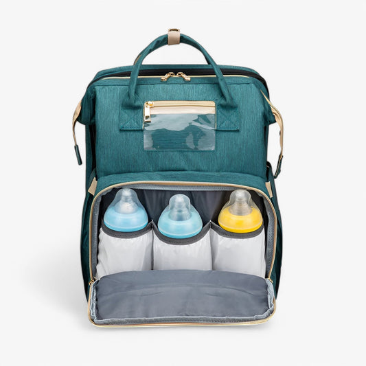 Multifunktionale Wickeltasche mit herausziehbarem Babybett – Noëlle