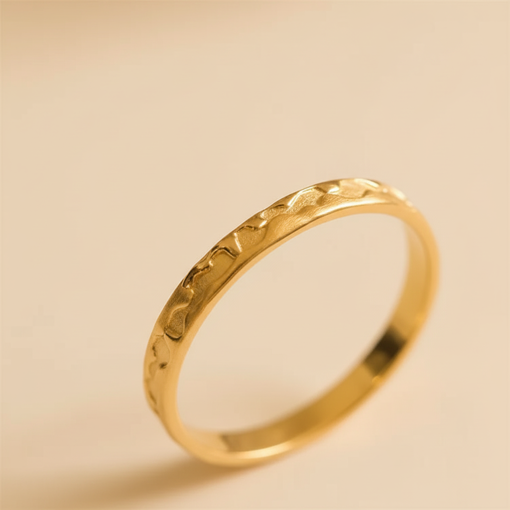 18K Vergoldetes Sterlingsilber - HoneyGoldRing