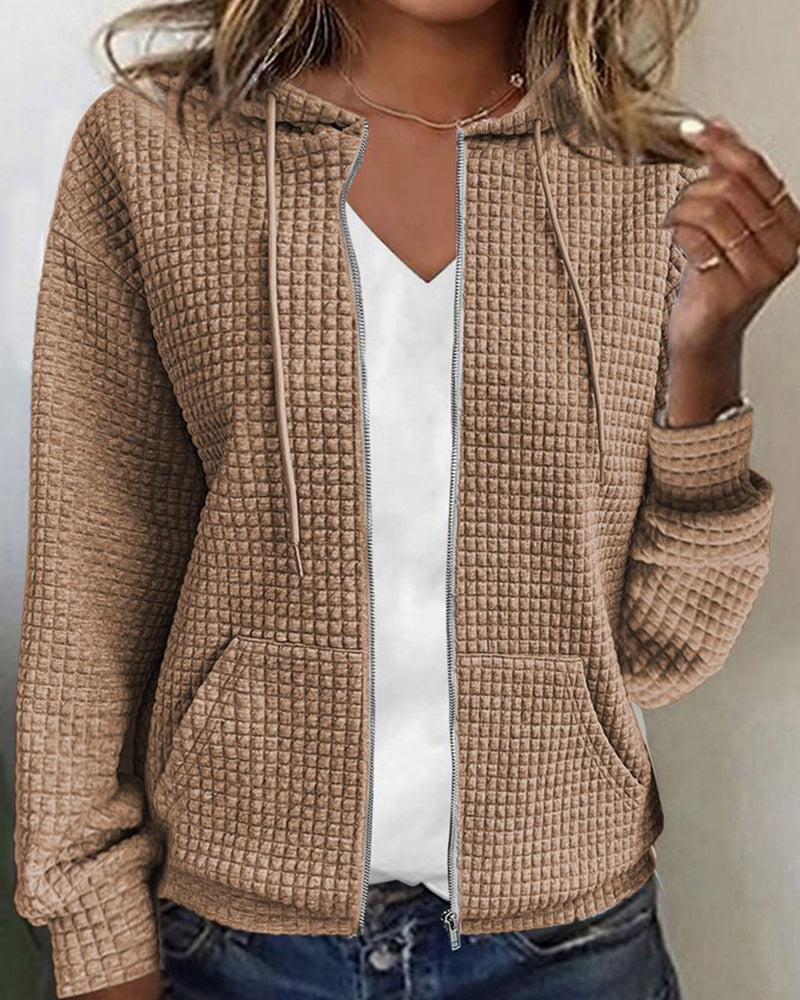 Damen Freizeitjacke mit Reißverschluss & Taschen – Wynona