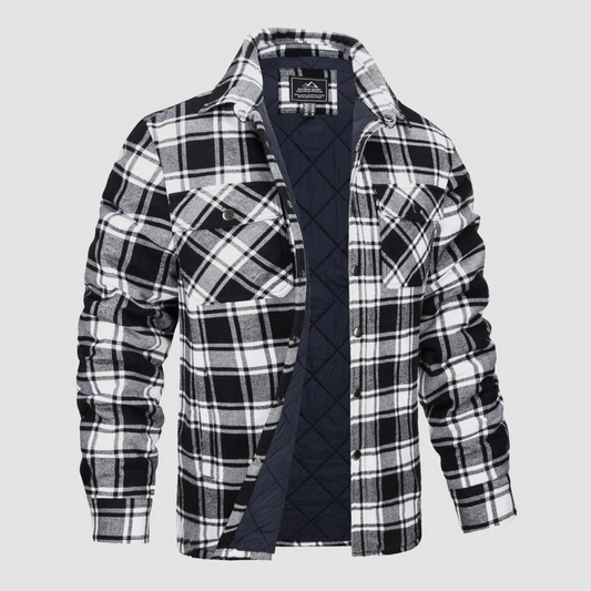 Herren Holzfällerjacke kariert mit warmer Fütterung – Magnus