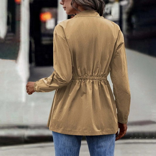 Vintage Damen-Sommerjacke mit hoher Taille – Delora