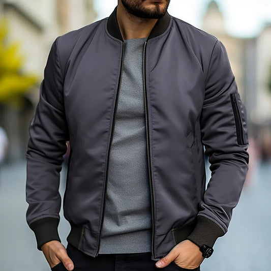 Herren Bomberjacke mit Armtasche – Jaron Herbstedition