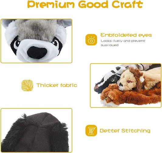 Plüschtiere mit gestickten Augen, dickem Stoff und verbesserter Naht, Premium-Qualität.