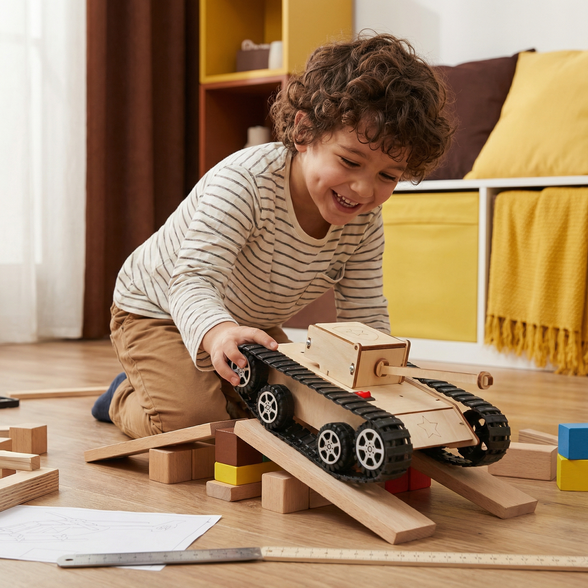 Wooden STEM Building Kit for Kids Ages 8+, Choose from 8 Models 8