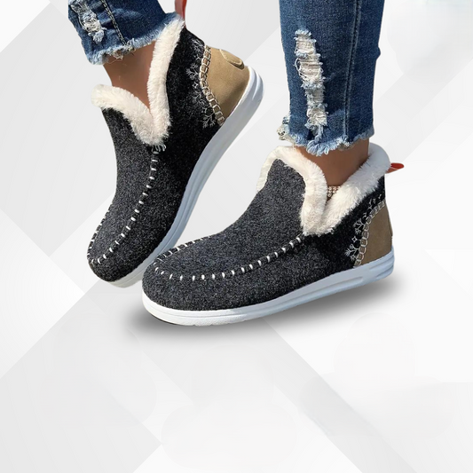 Damen Komfortschuhe mit Plüschfutter – Valeria