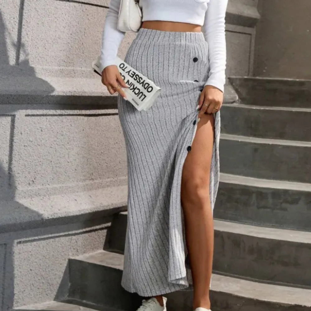 Plissierter Maxirock – Selina