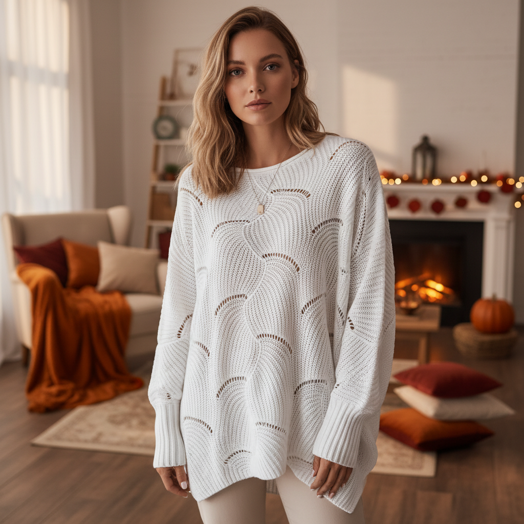 Asymmetrischer Pullover - Alicia