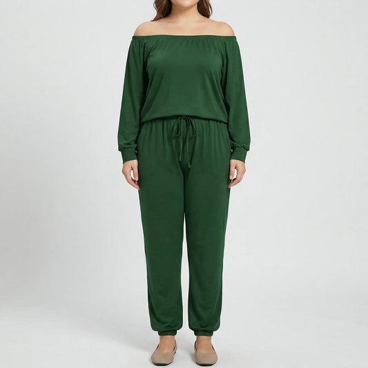 Asymmetrisches Plus-Size Twin Set Damen - Julia
