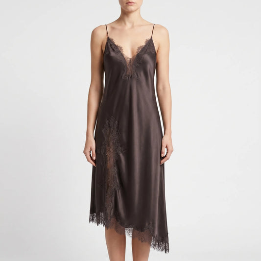 Asymmetrisches Trägerkleid - Esther