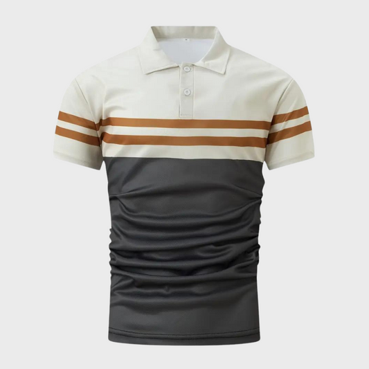 Gestreiftes Herren-Poloshirt – Mauro