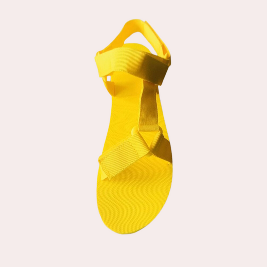 Colorblock-Damensandale mit Komfortsohle - Chloé