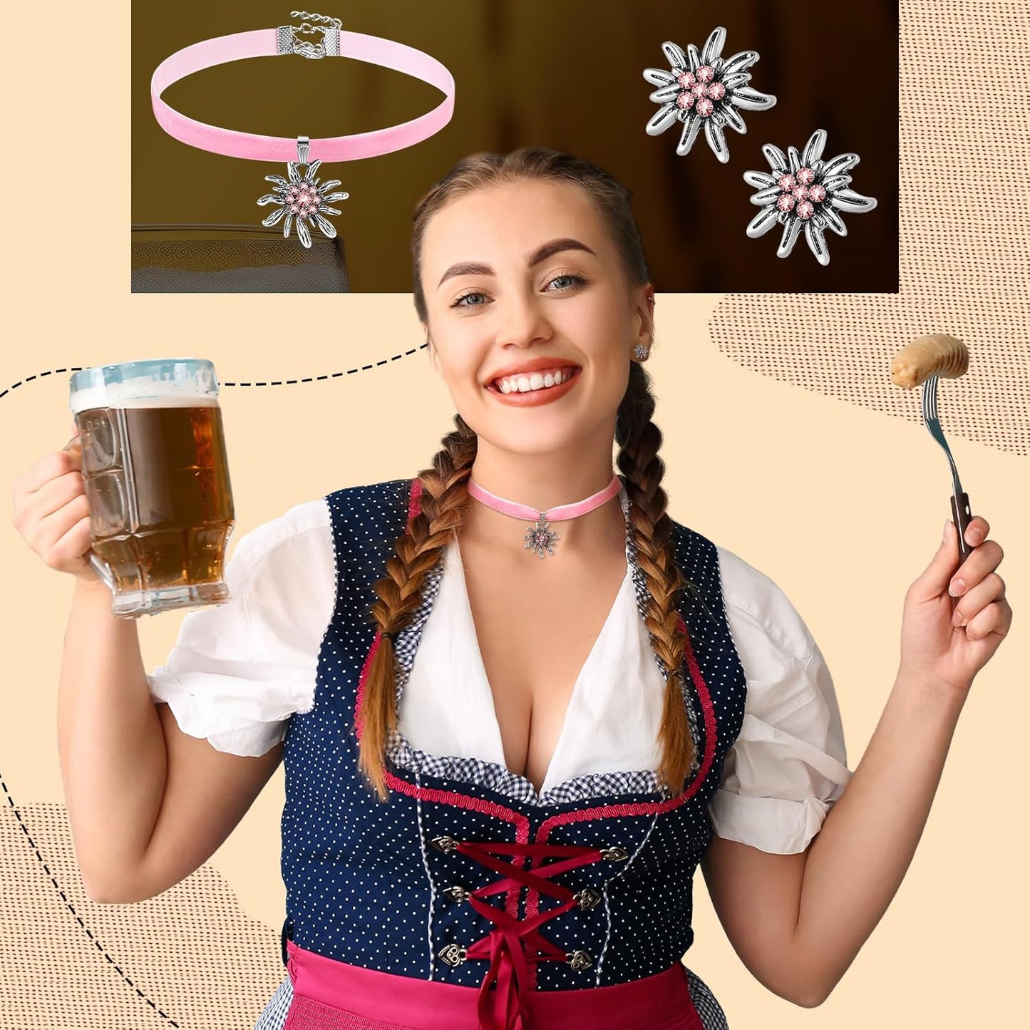 Choker Mit Anhänger - EdelRose