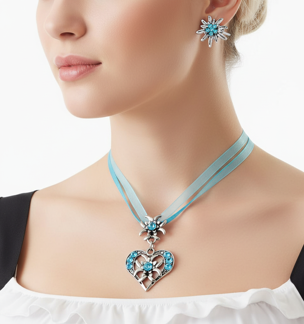 Choker Mit Herzanhänger - NobleDream