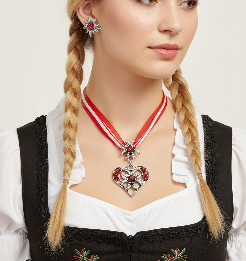 Choker Mit Herzanhänger - NobleDream