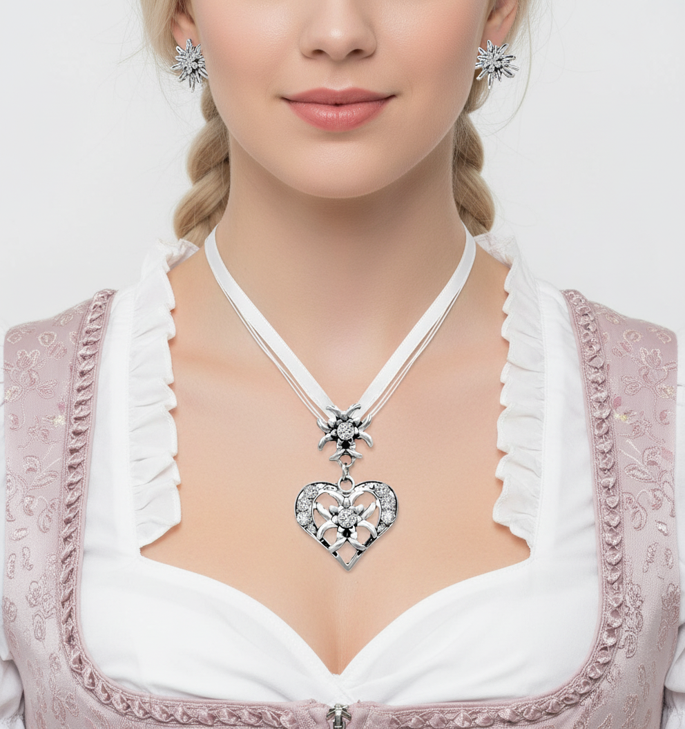 Choker Mit Herzanhänger - NobleDream