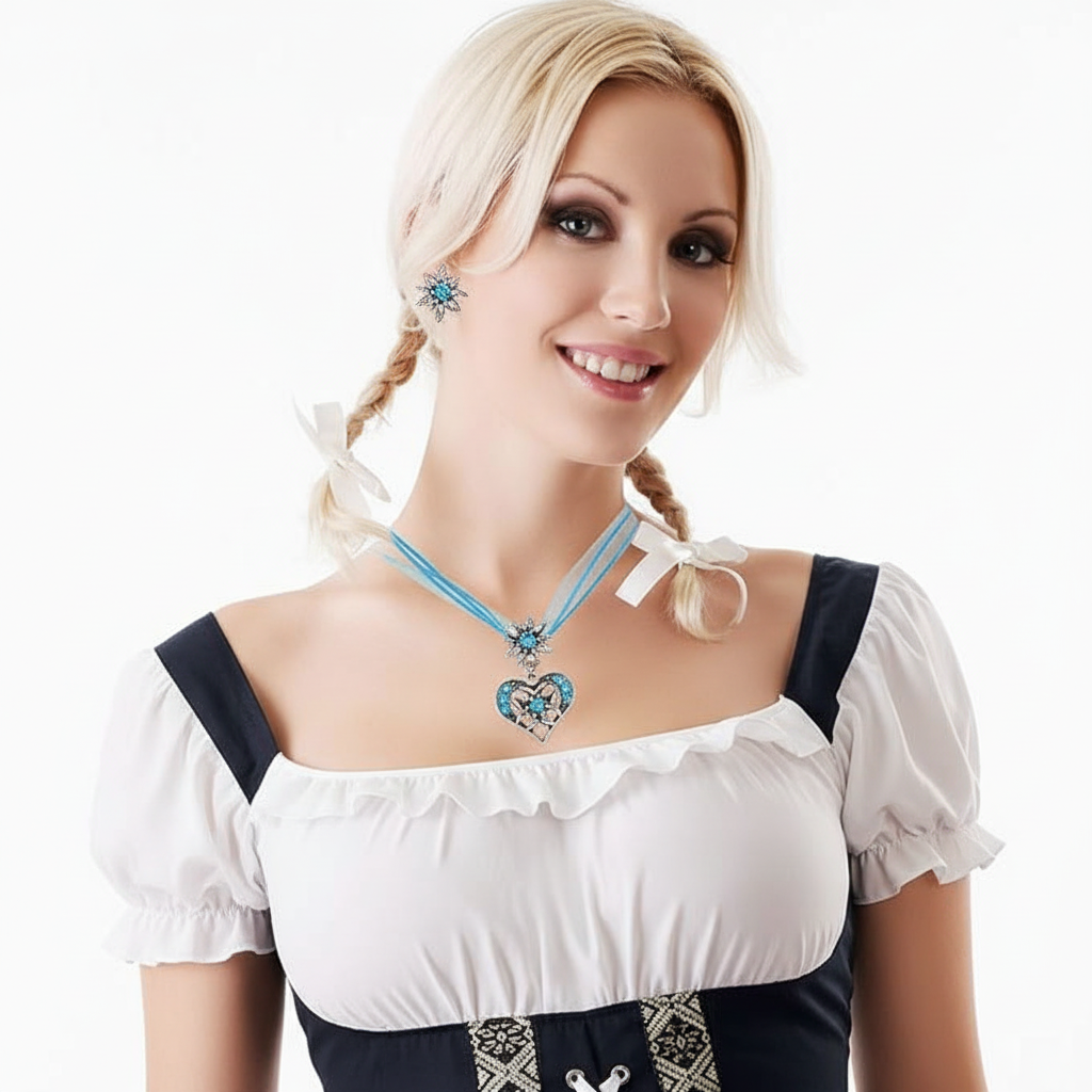 Choker Mit Herzanhänger - NobleDream
