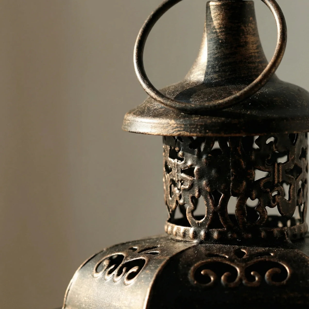 Decoratieve Kaarslantaarn In Vintage Stijl - Noctarell