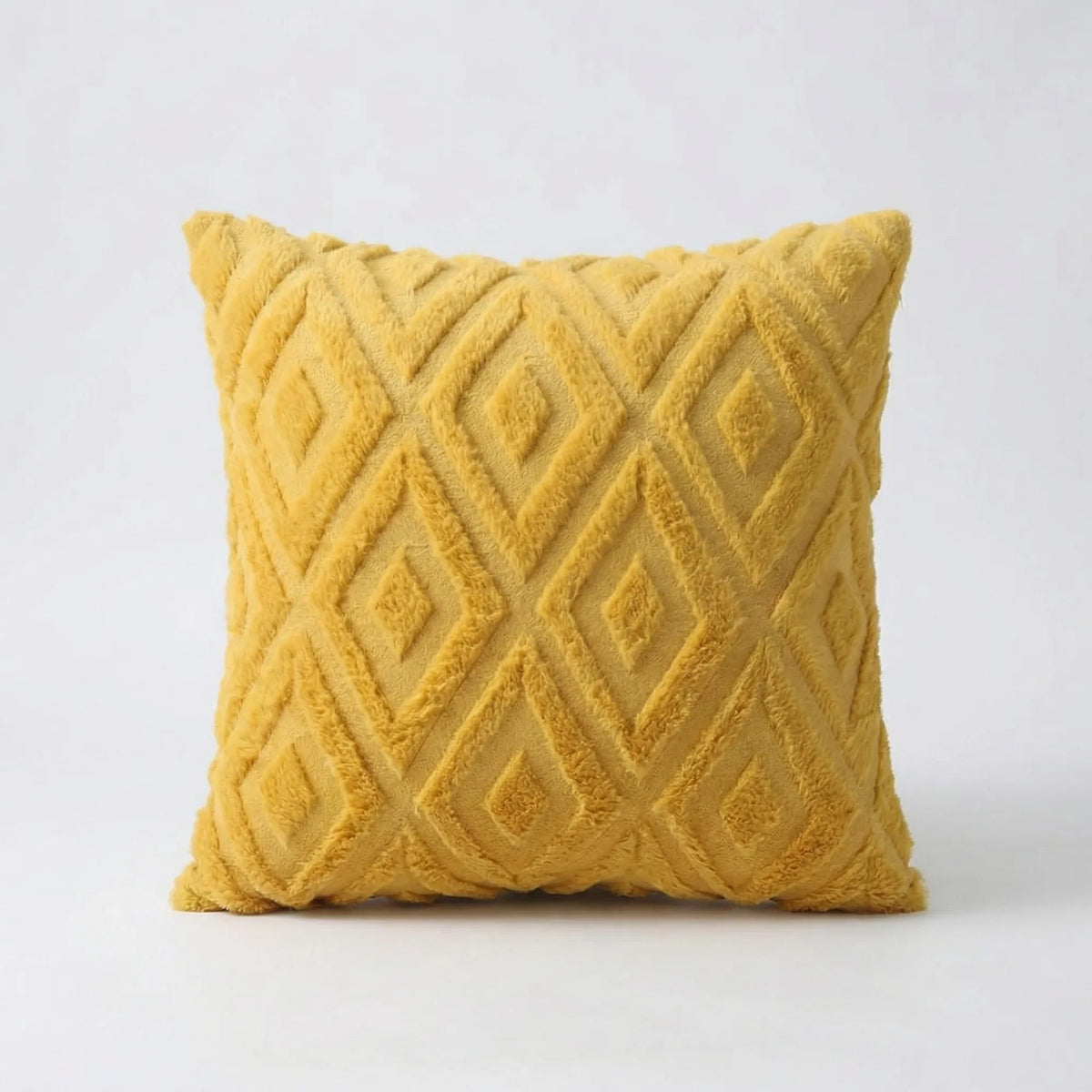 Decoratieve Kussenhoes Met 3D-Ruitpatroon - Rautiso