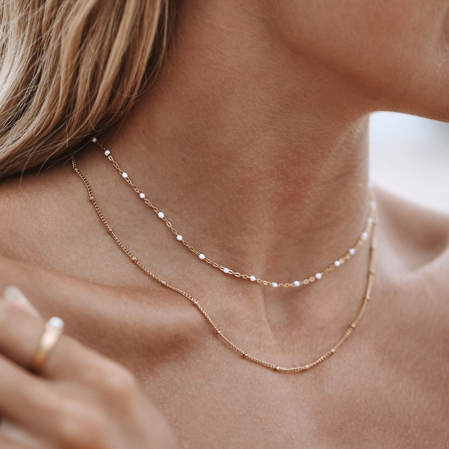 Doppelreihiger Choker - CharmWave