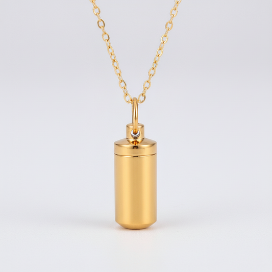 Edelstahl-Halskette - AshHeart