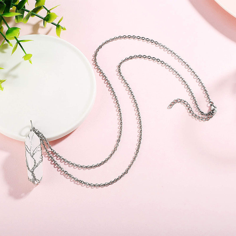 Edelsteinkette Mit Anhänger - CrystalTree