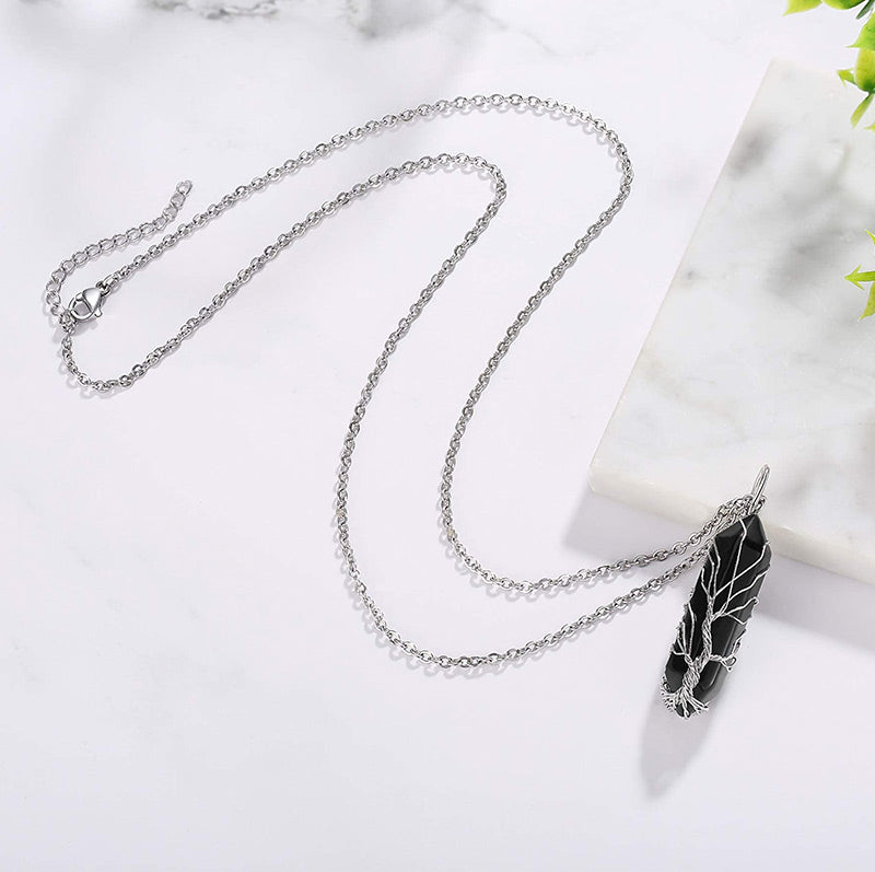 Edelsteinkette Mit Anhänger - CrystalTree
