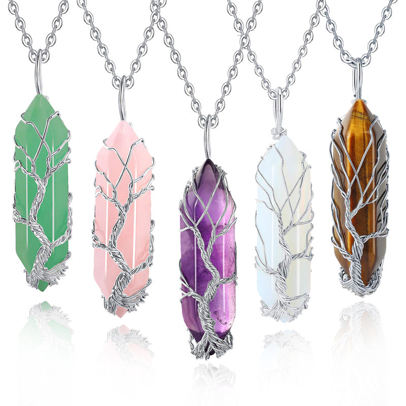 Edelsteinkette Mit Anhänger - CrystalTree