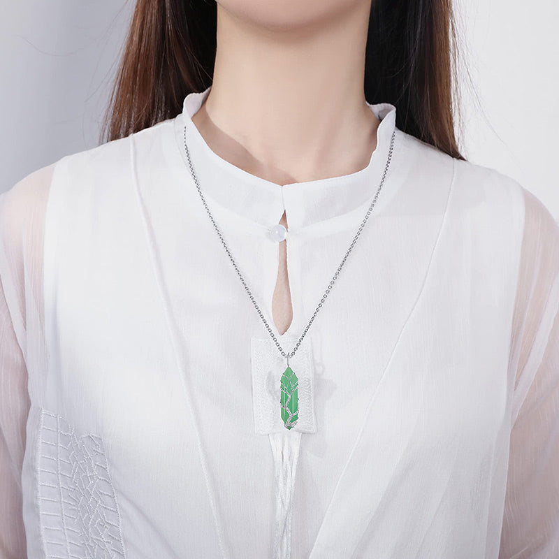Edelsteinkette Mit Anhänger - CrystalTree