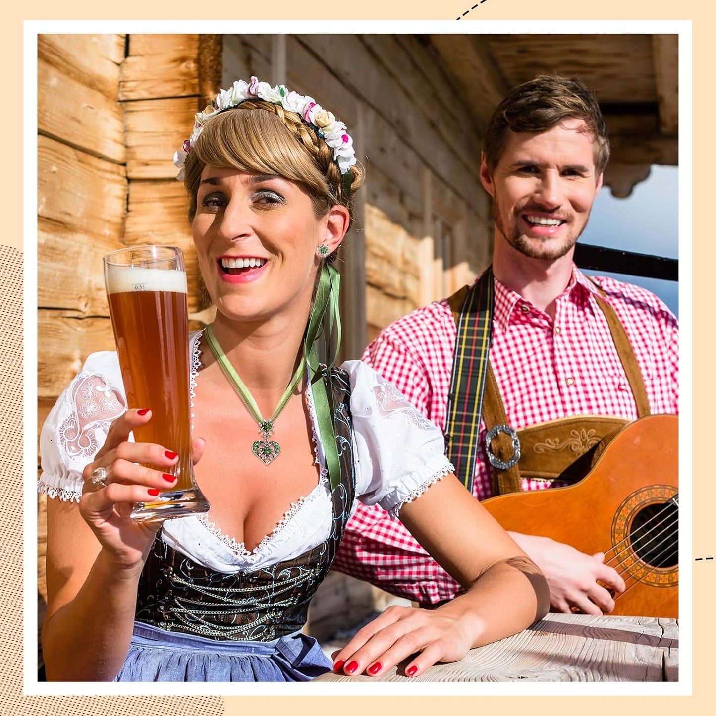 Edelweiß-Halskette - TrachtenGlanz