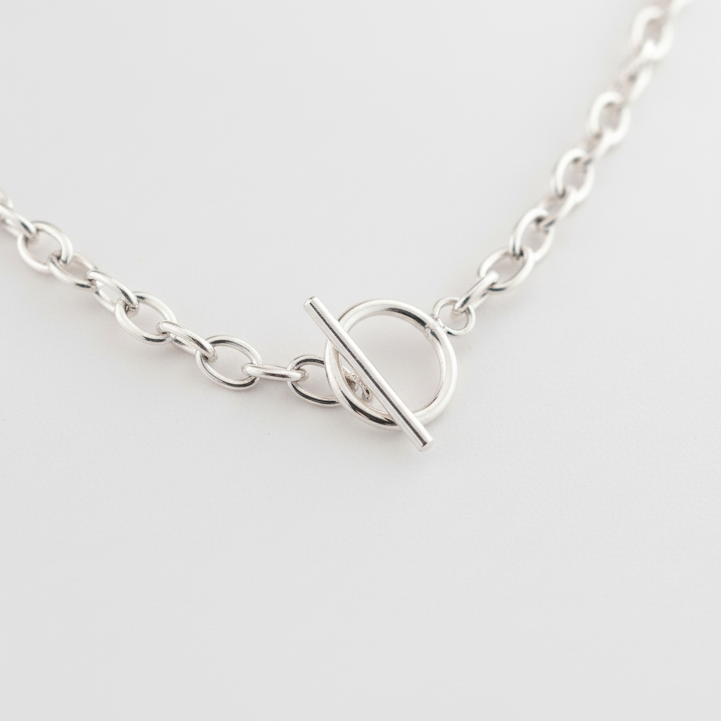Elegante Halskette Aus Silber - Ringgen