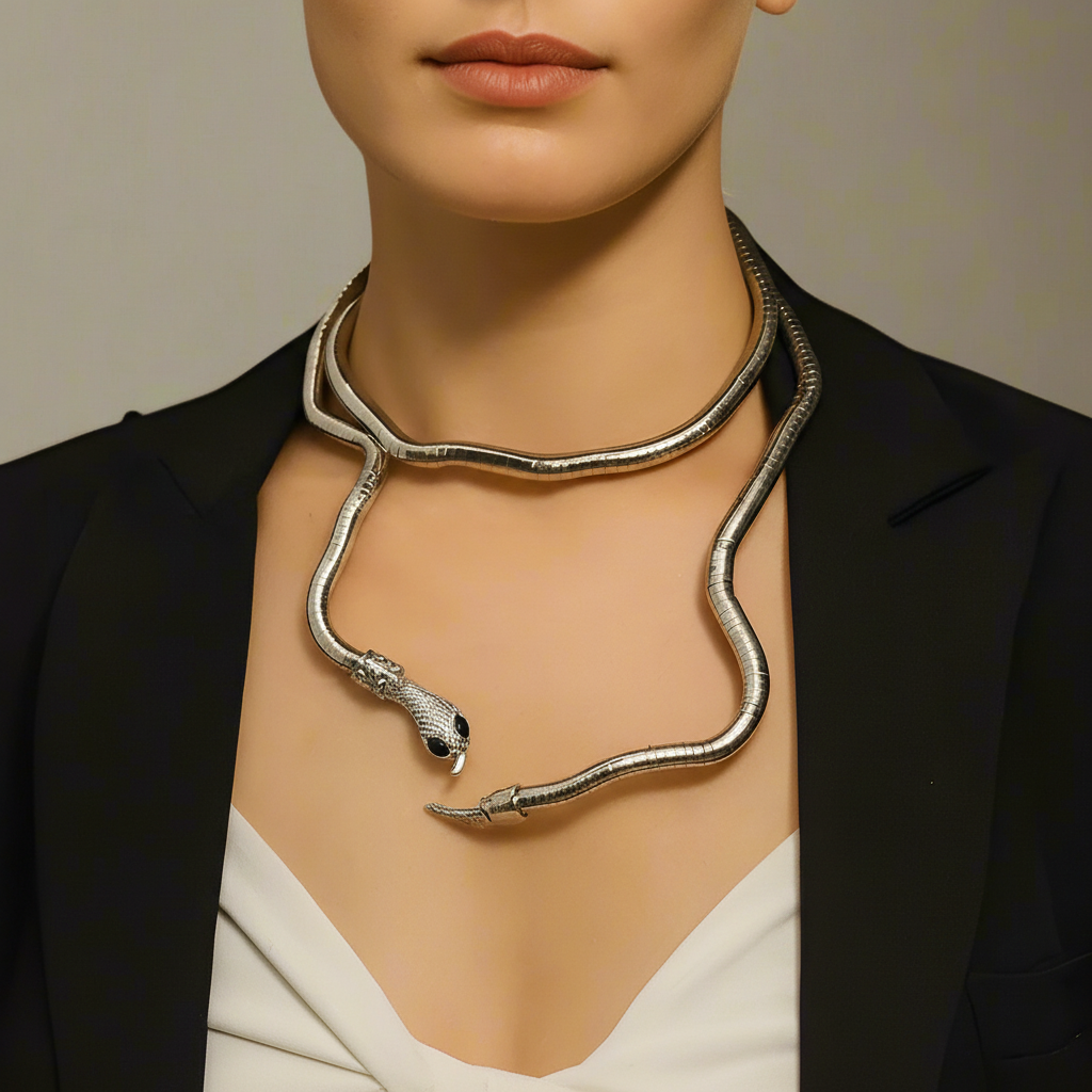 Elegante Schlange Halskette - SnakeChoker