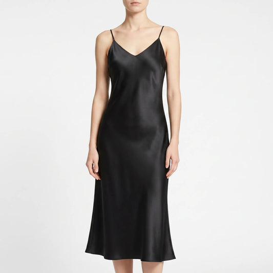 Elegantes Midi-Trägerkleid - Charlotte