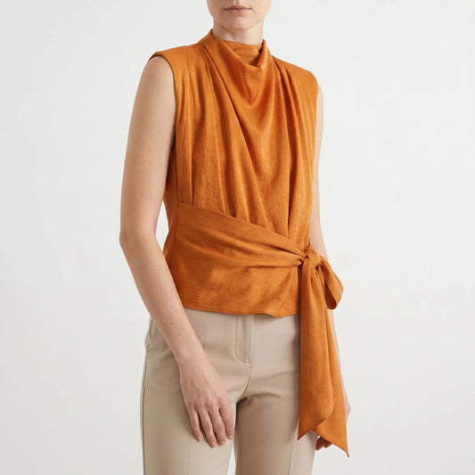Elegantes Oberteil Mit Bindegürtel - Kelli