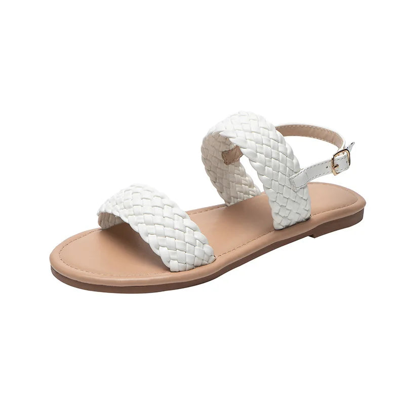 Flache Sommersandale mit rutschfester Sohle – Elina