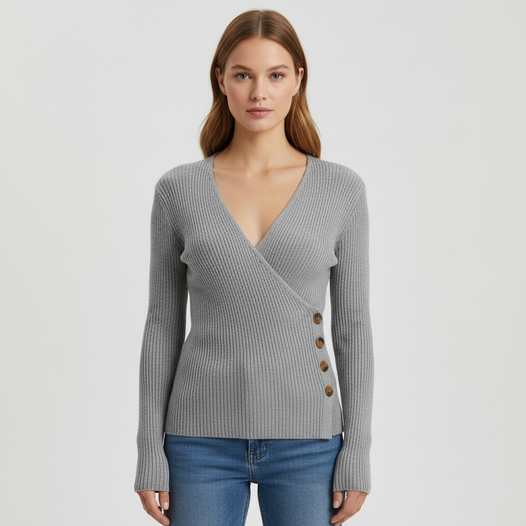 Figurbetonter Strickpullover - Melina