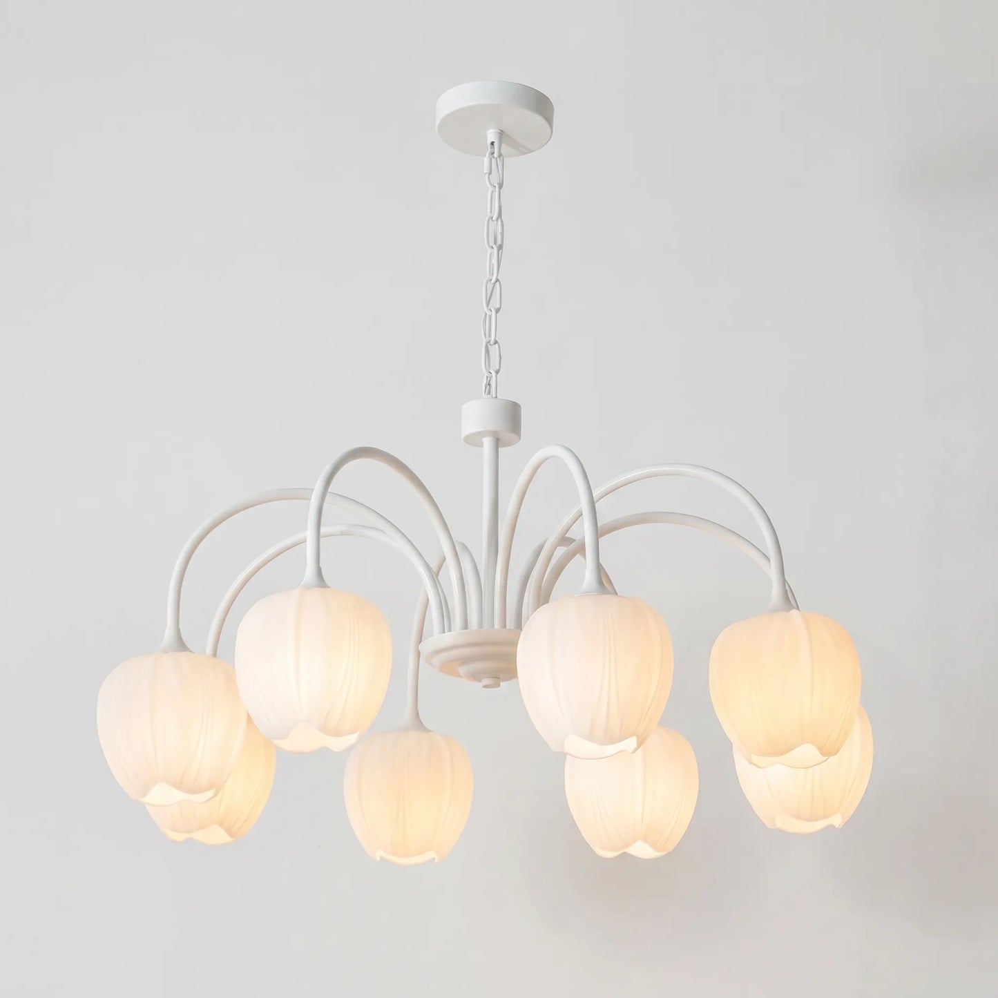 Floral Tulip-Inspired Ceiling Chandelier - Floriven