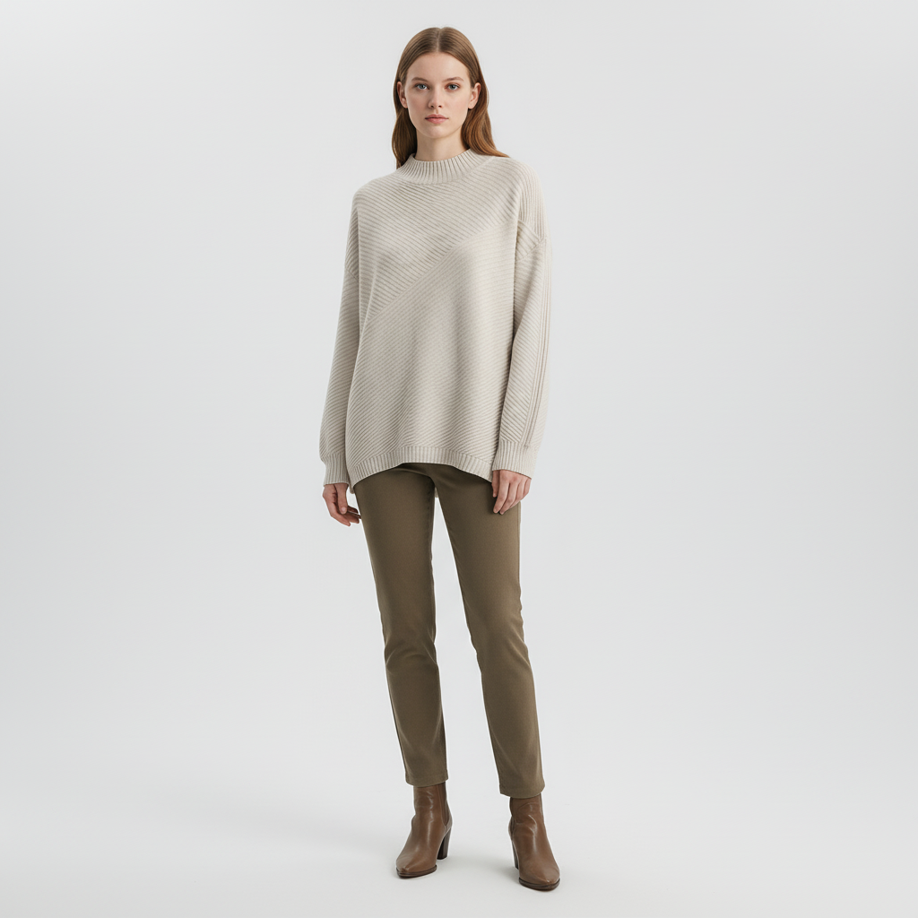 Gestrickter Damenpullover - Veronika