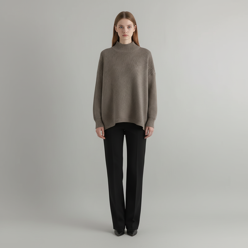 Gestrickter Damenpullover - Veronika