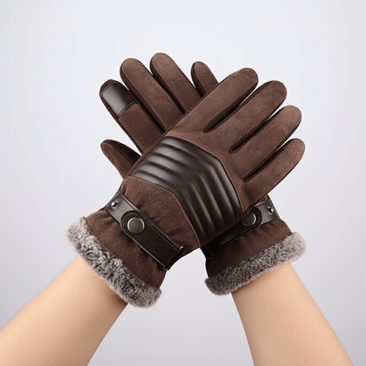 Gefütterte Winterhandschuhe Aus Polyester - WarmTech