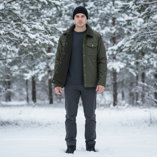 Gelegte Winterjacke - Marius