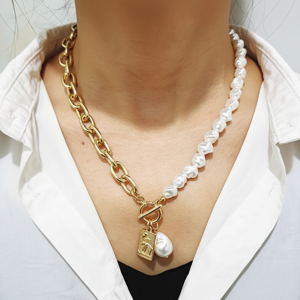 Geometrische Halskette - GlamourNecklace