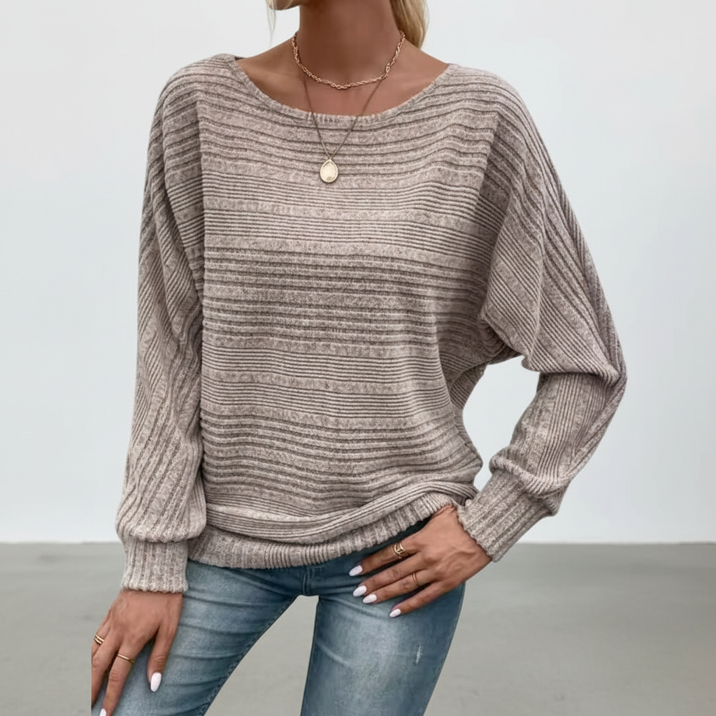 Gestreifter Damenpullover - Lara