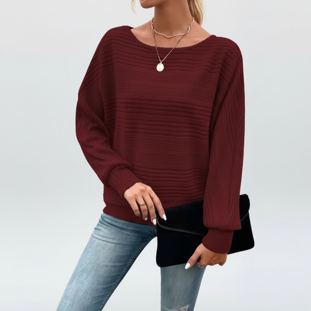 Gestreifter Damenpullover - Lara