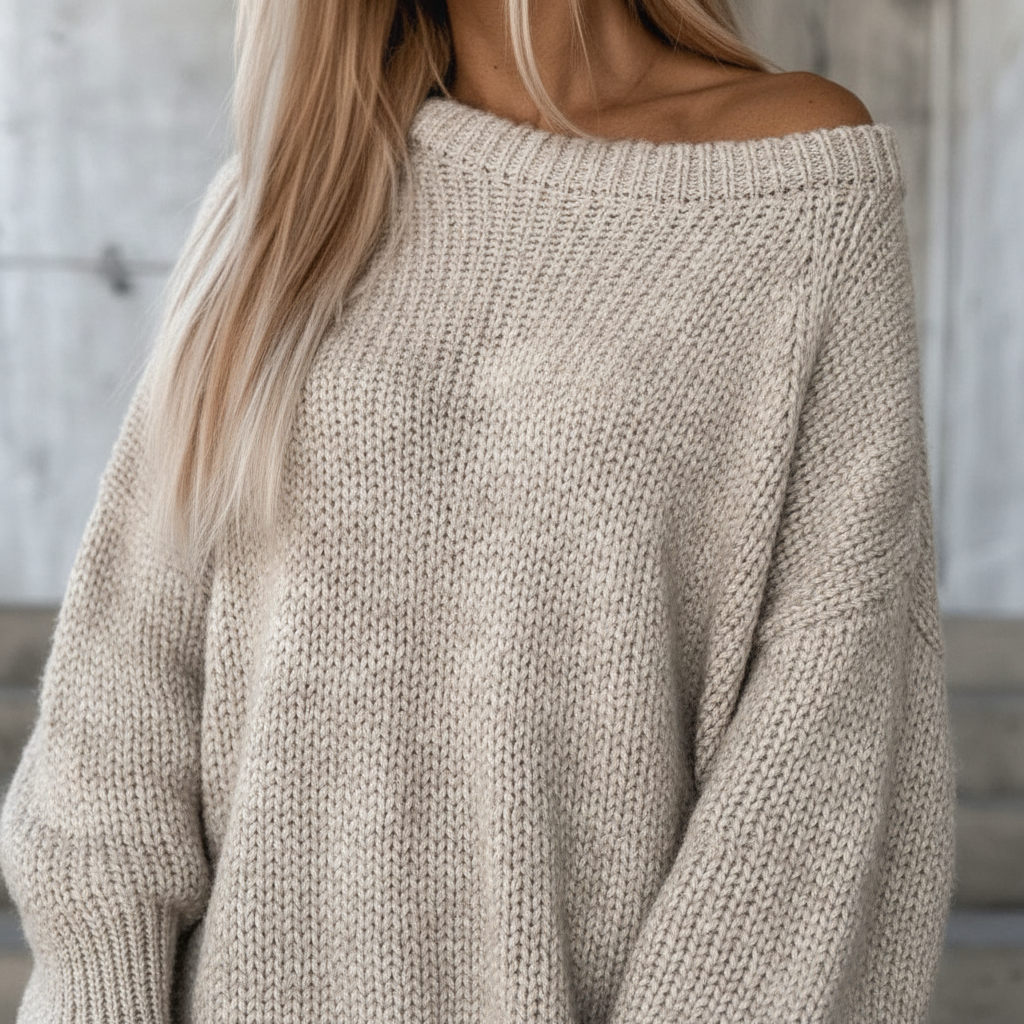 Gestrickter Damenpullover -  Marina