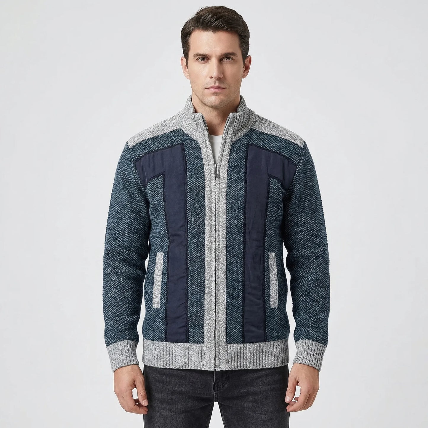 Gevoerd Vest Met Doorlopende Rits - Cornelius