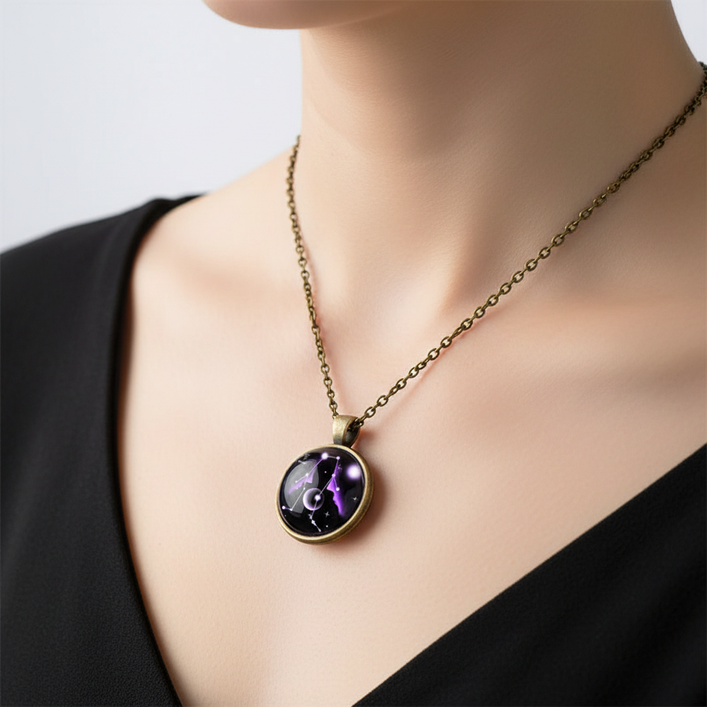 Glasanhänger Mit Sternzeichen - StarJewelry