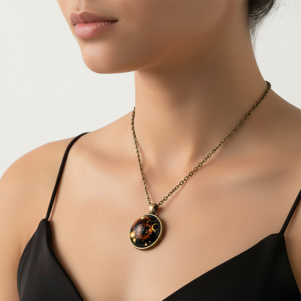 Glasanhänger Mit Sternzeichen - StarJewelry