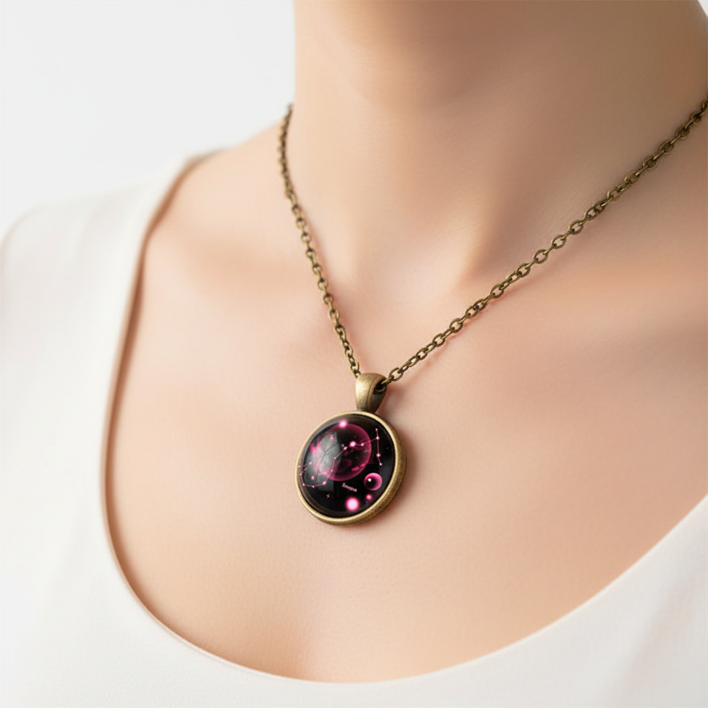 Glasanhänger Mit Sternzeichen - StarJewelry