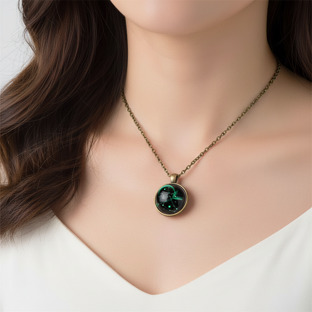 Glasanhänger Mit Sternzeichen - StarJewelry