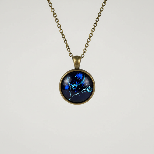 Glasanhänger Mit Sternzeichen - StarJewelry